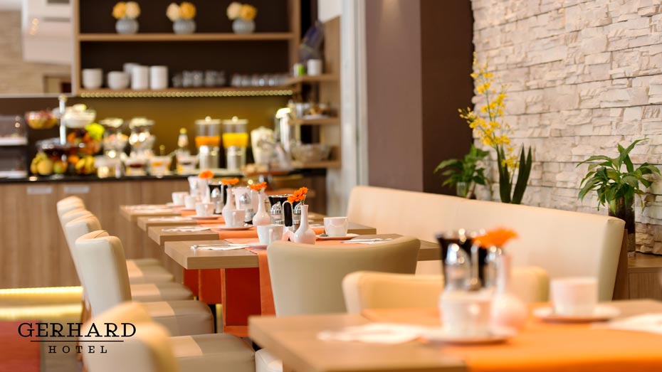 Frühstücksraum Hotel Gerhard Frühstücksraum